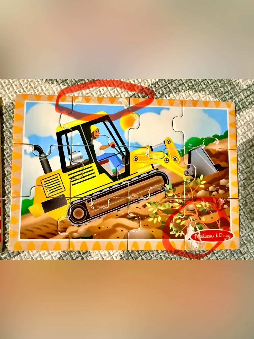Melissa & Doug Wooden Jigsaw Puzzles in a Box Vehicles 8 Puzzles (2 Sets)